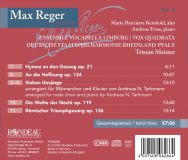 Max Reger   Das Werk fr Mnnerchor Vol. 3